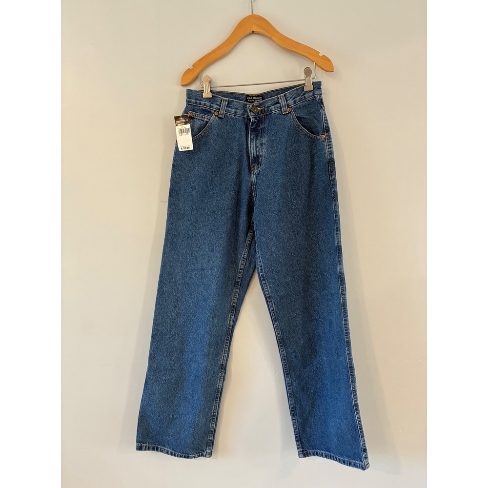 Polo Jeans Co Ralph Lauren Carpenter Jeans Boys 16 Blue Medium Wash Straight Leg